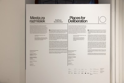 Places for Deliberation. Barbara Kozłowska
